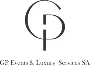 GP Luxury Events & Services SA logo - created by Skrč to studio